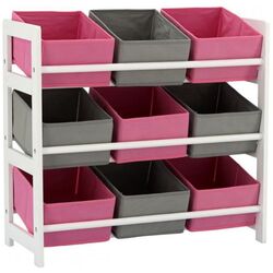 Organizator de jucării Chomik 65x28x60 (Pink/Grey)