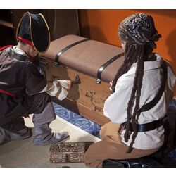 Lada depozitare pentru jucarii Cilek Pirate (Brown/Wood) Thumb