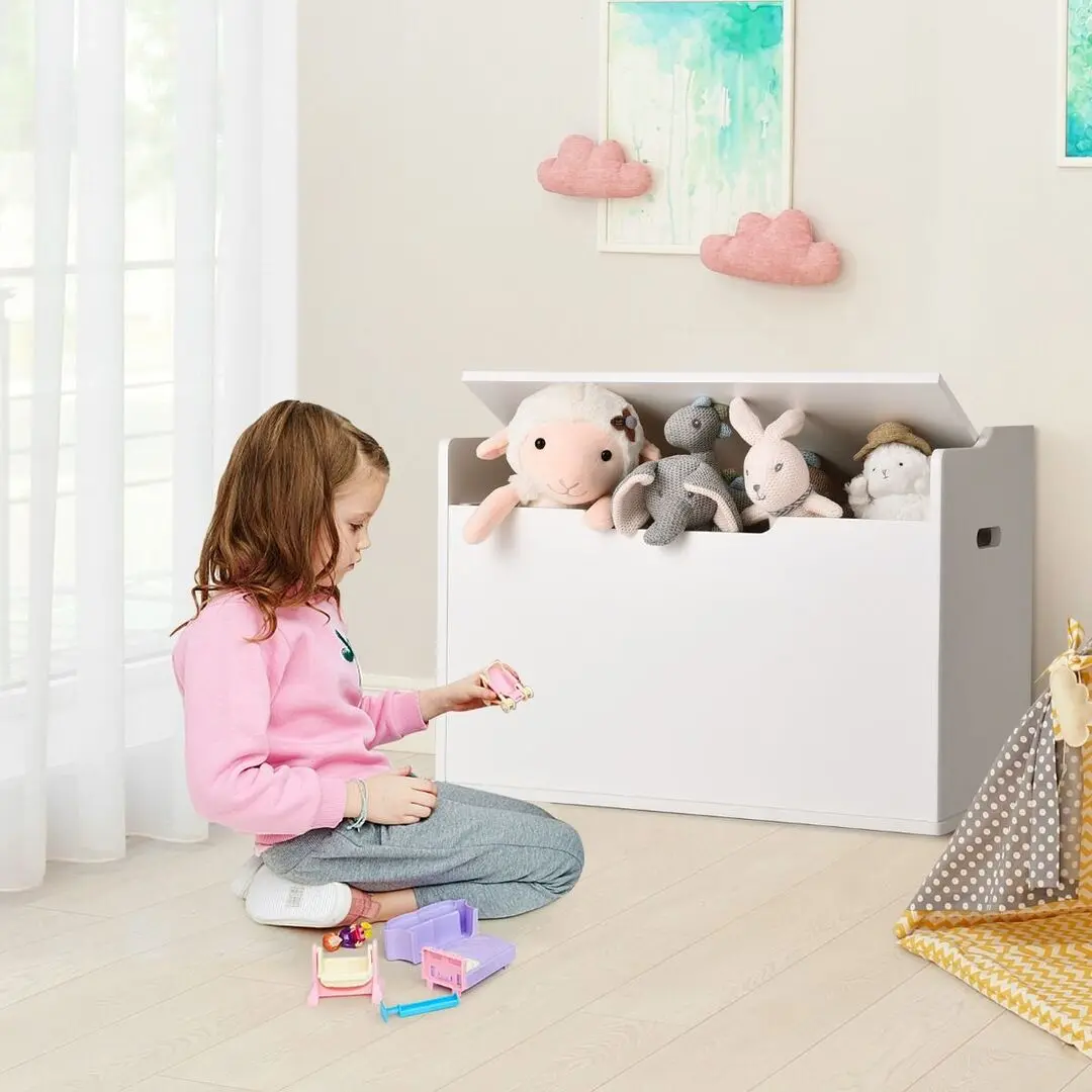 Banca cu depozitare Costway HW66699WH (White)