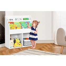 Organizator pentru jucării Costway JZ10150WH (White) Thumb