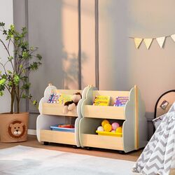 Organizator pentru jucării Costway TP10080GN (Green) Thumb