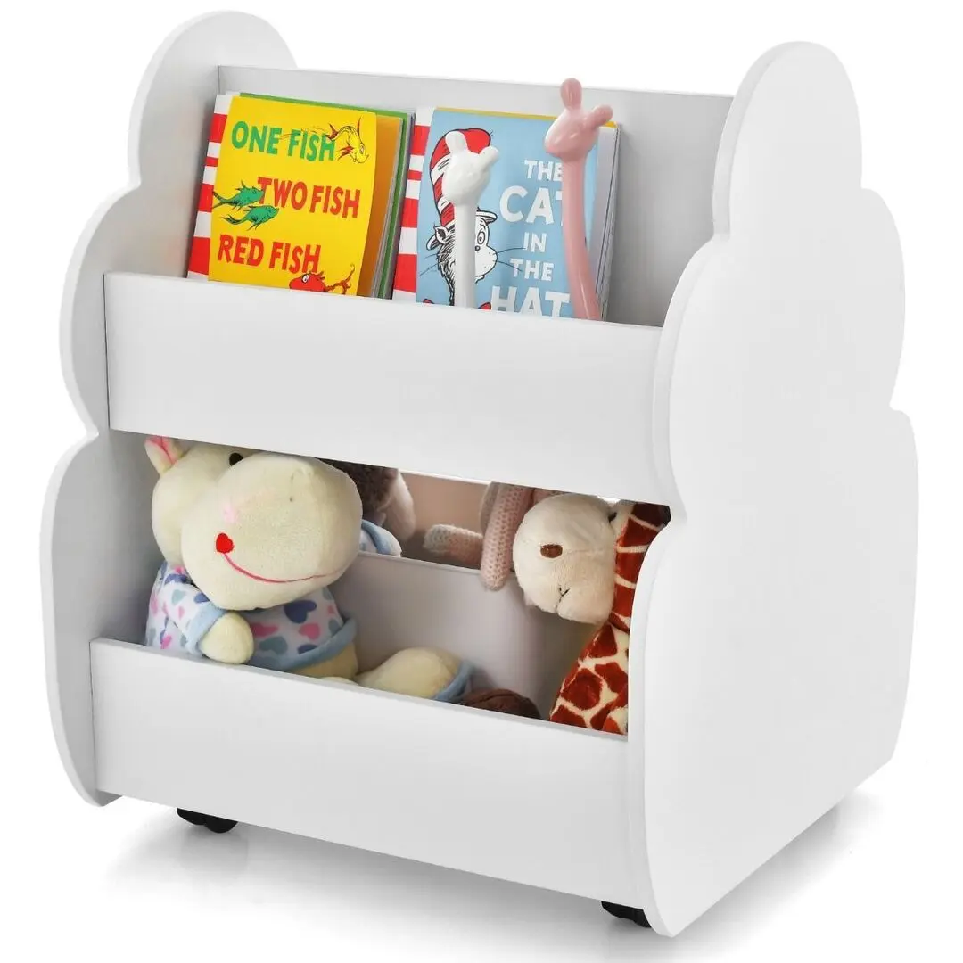 Стеллаж для хранения игрушек Costway TP10133WH (White) - 2