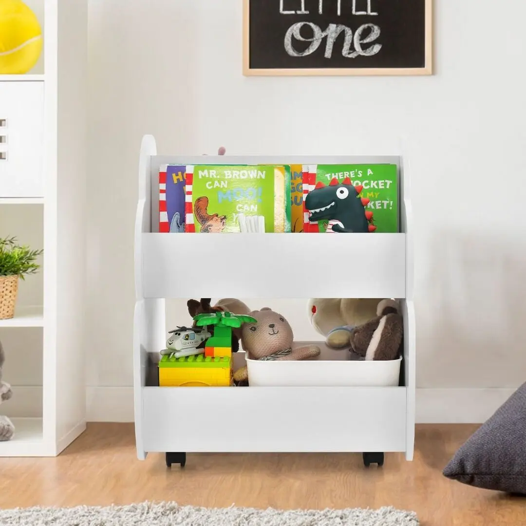 Стеллаж для хранения игрушек Costway TP10133WH (White)