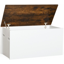 Сундук для игрушек Costway JZ10156WH (White/Rustic Brown) Thumb