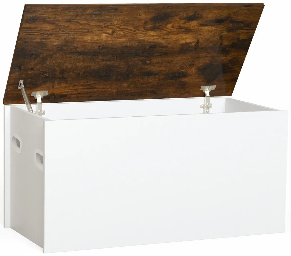 Сундук для игрушек Costway JZ10156WH (White/Rustic Brown) - 3