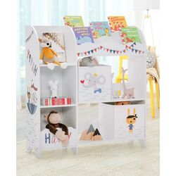 Тумба-органайзер для хранения игрушек Costway JZ10070 (White)