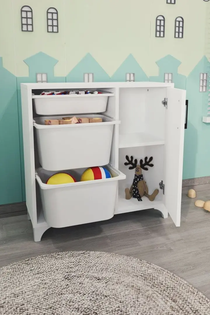 Organizator de jucarii Fabulous 1D3S (White)