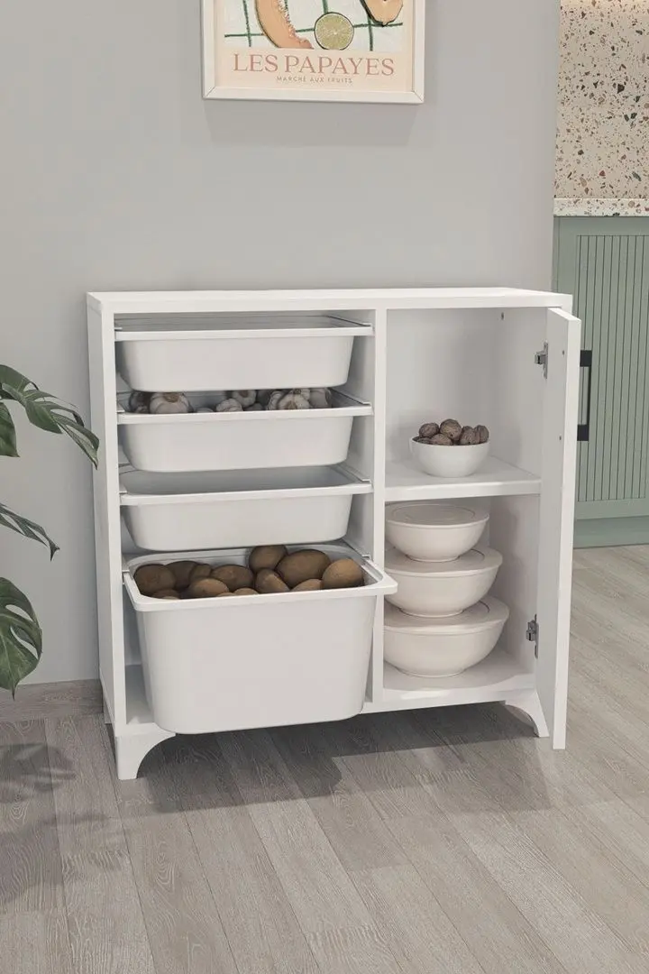 Organizator de jucarii Bofigo 1D4S (White)