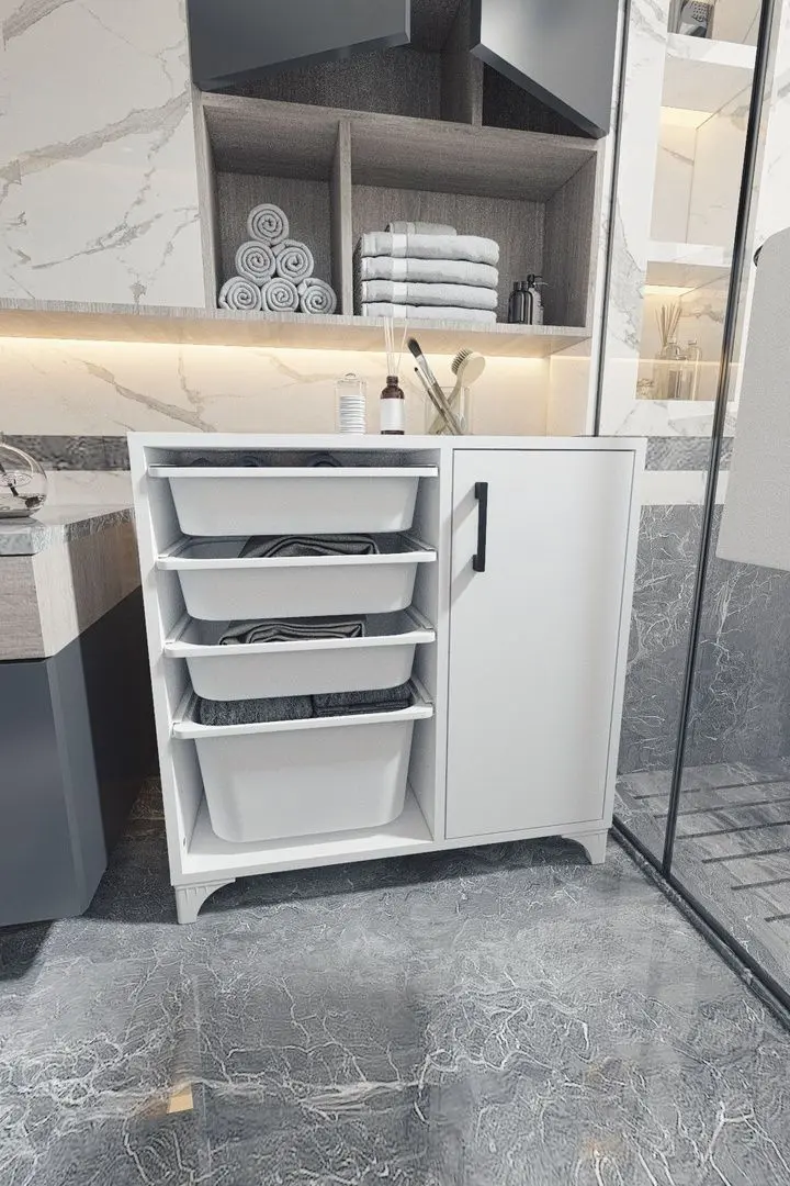 Organizator de jucarii Bofigo 1D4S (White)