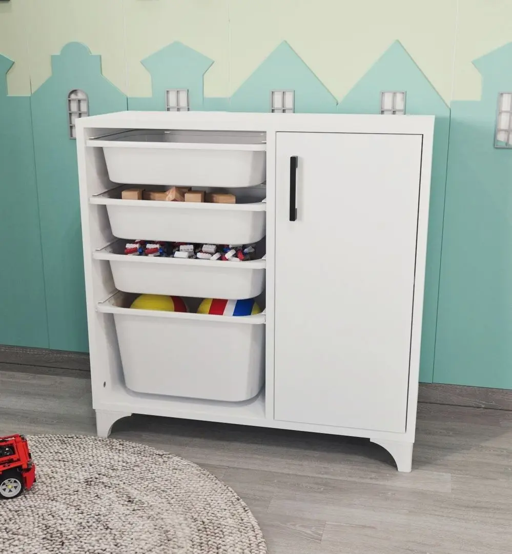 Organizator de jucarii Bofigo 1D4S (White)