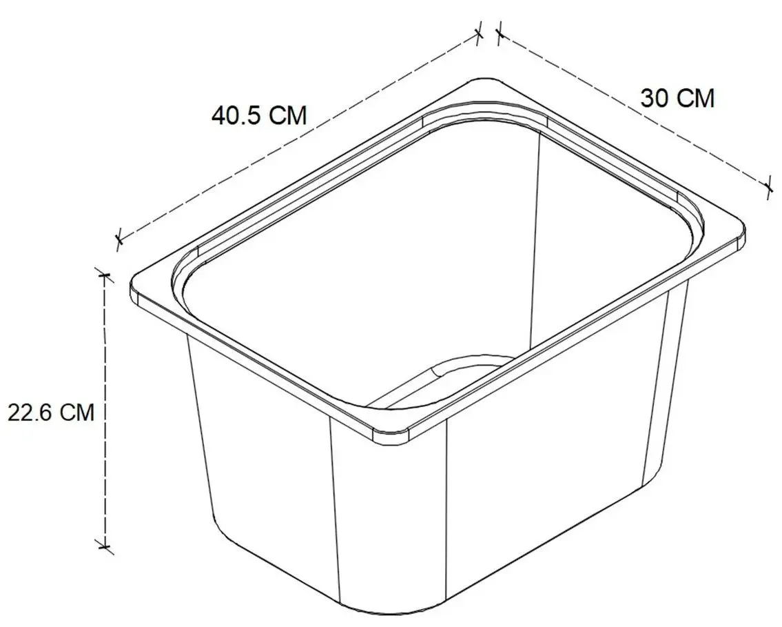 Organizator de jucarii Bofigo cu 4 cosuri (White)