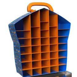 Organizator pentru masini Hot Wheels HWCC3 (Blue/Orange) Thumb