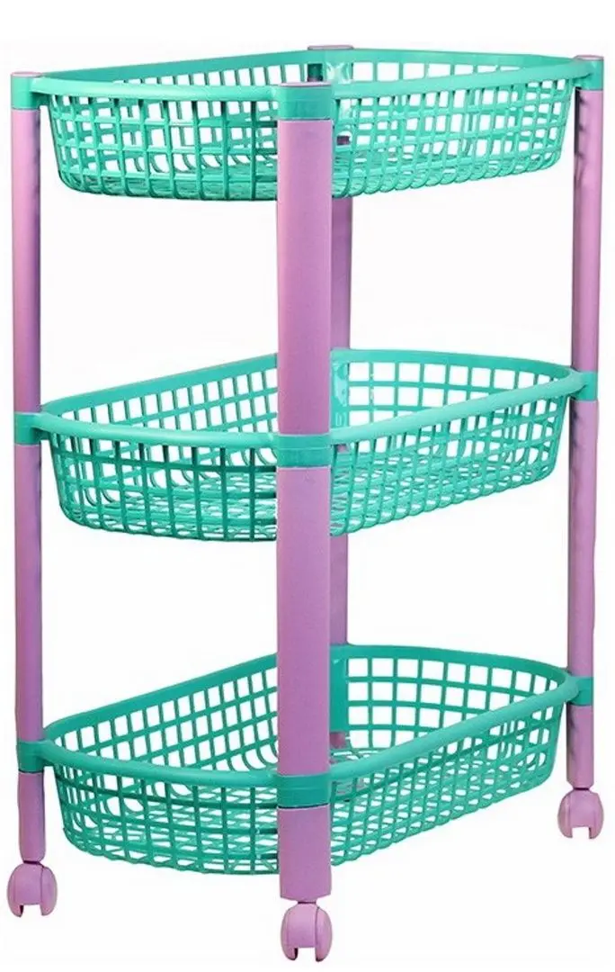 Etajera pentru jucarii Idea Confeti М2728 (Turquoise/Purple)