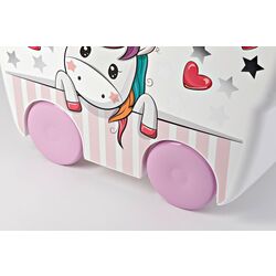 Ящик для игрушек Idea Деко М2550 (White/Purple) Thumb