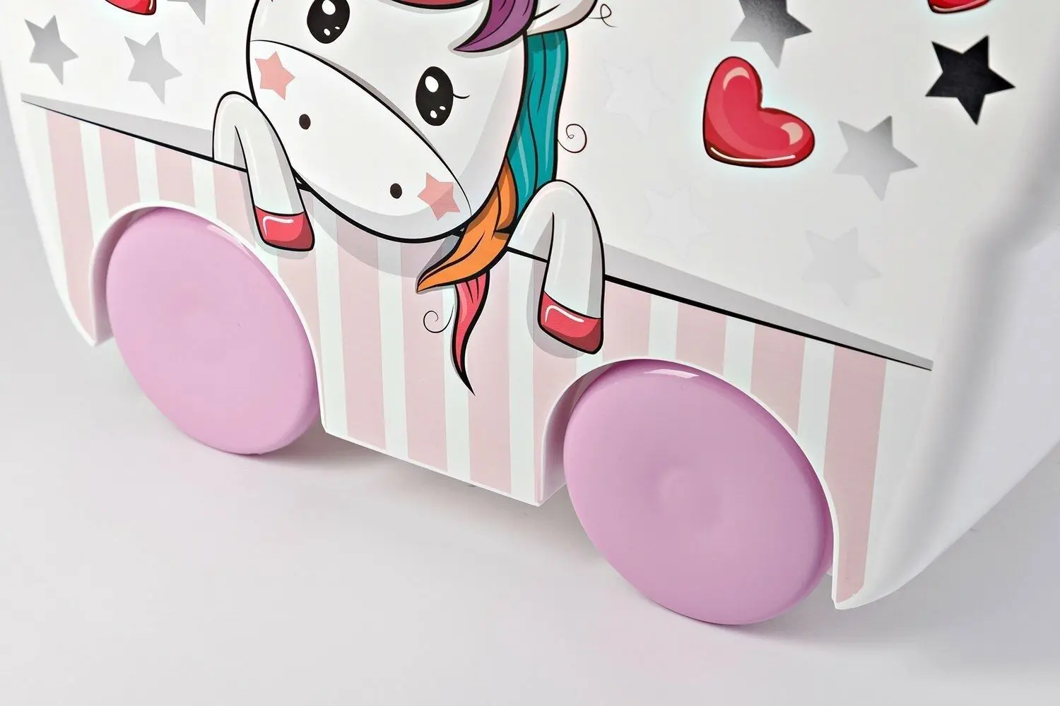 Ящик для игрушек Idea Деко М2550 (White/Purple)