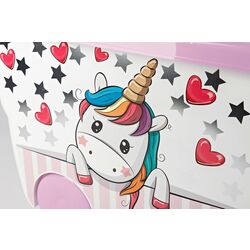 Ящик для игрушек Idea Деко М2550 (White/Purple) Thumb