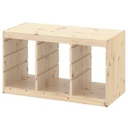 Cadru pentru depozitare jucarii Ikea Trofast 93x44x52 (Pin Vopsit Alb)