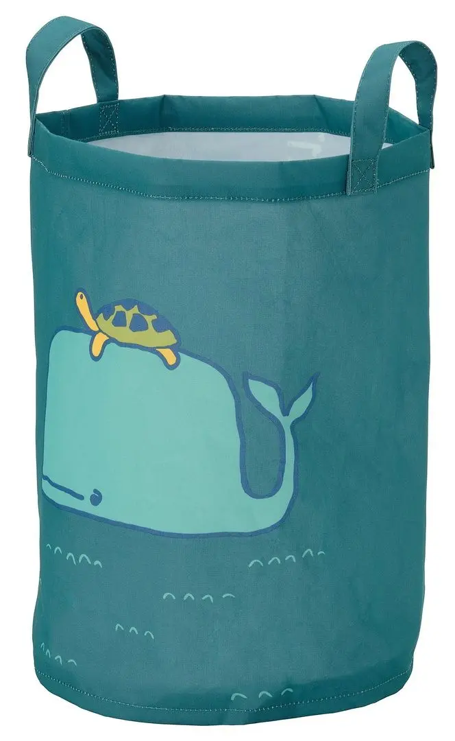 Cos pentru jucarii Ikea Blavingad (Albastru-Verde)