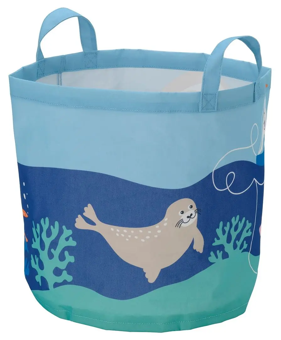 Cos pentru jucarii Ikea Blavingad (Albastru)