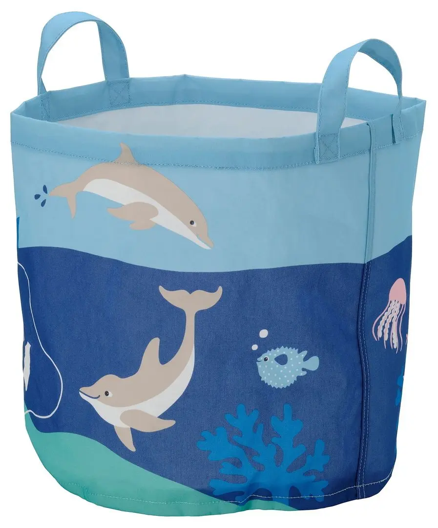 Cos pentru jucarii Ikea Blavingad (Albastru)