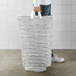 Cos pentru jucarii Ikea Klunka 60L (Alb/Negru) Thumb