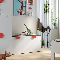 Banca cu depozitare Ikea Smastad 90x52x48 (Белый) Thumb