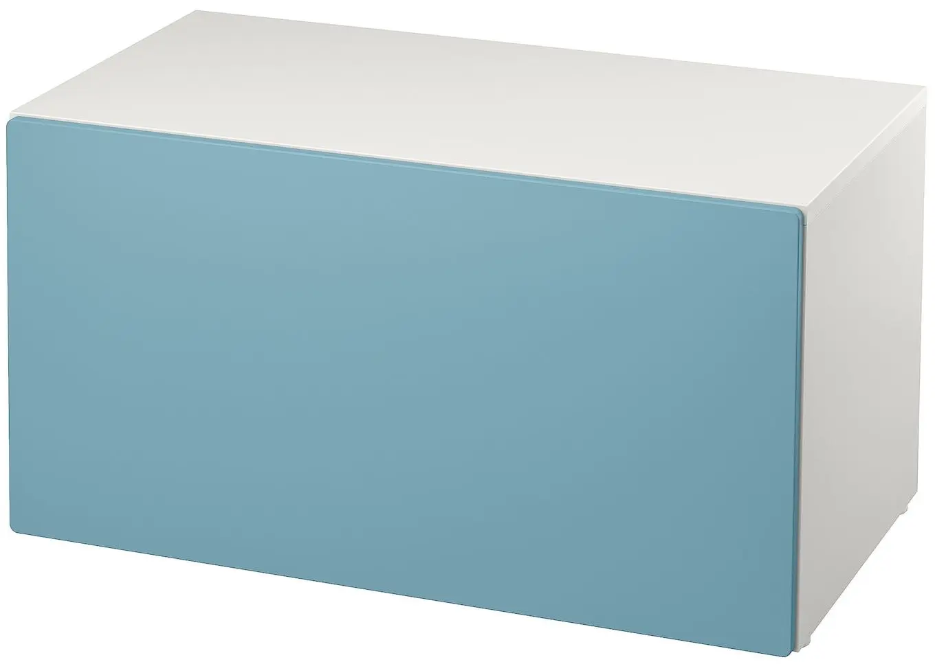 Скамья с ящиком Ikea Smastad 90x52x48 (Белый/Синий)