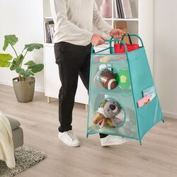 Etajera-organizator pentru jucarii Ikea Tigerfink (Turcoaz) Thumb