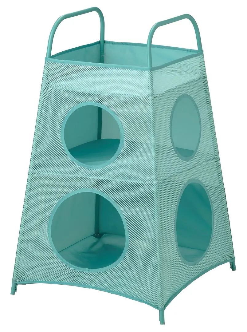 Etajera-organizator pentru jucarii Ikea Tigerfink (Turcoaz)