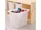 Etajera cu containere Ikea Trofast 3 containeri 94x44x52 (Pin Vopsit Alb/Alb)