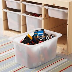 Etajera Ikea Trofast 6 containeri 94x44x52 (Pin Vopsit Alb/Alb) Thumb