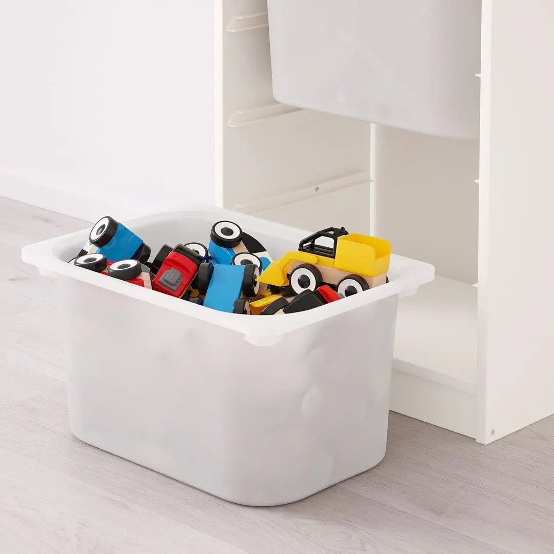 Стеллаж Ikea Trofast 4 контейнера 46x30x94 (Белый/Бирюзовый) - 2