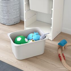 Etajera Ikea Trofast 4 containeri 46x30x94 (Alb/Gri) Thumb