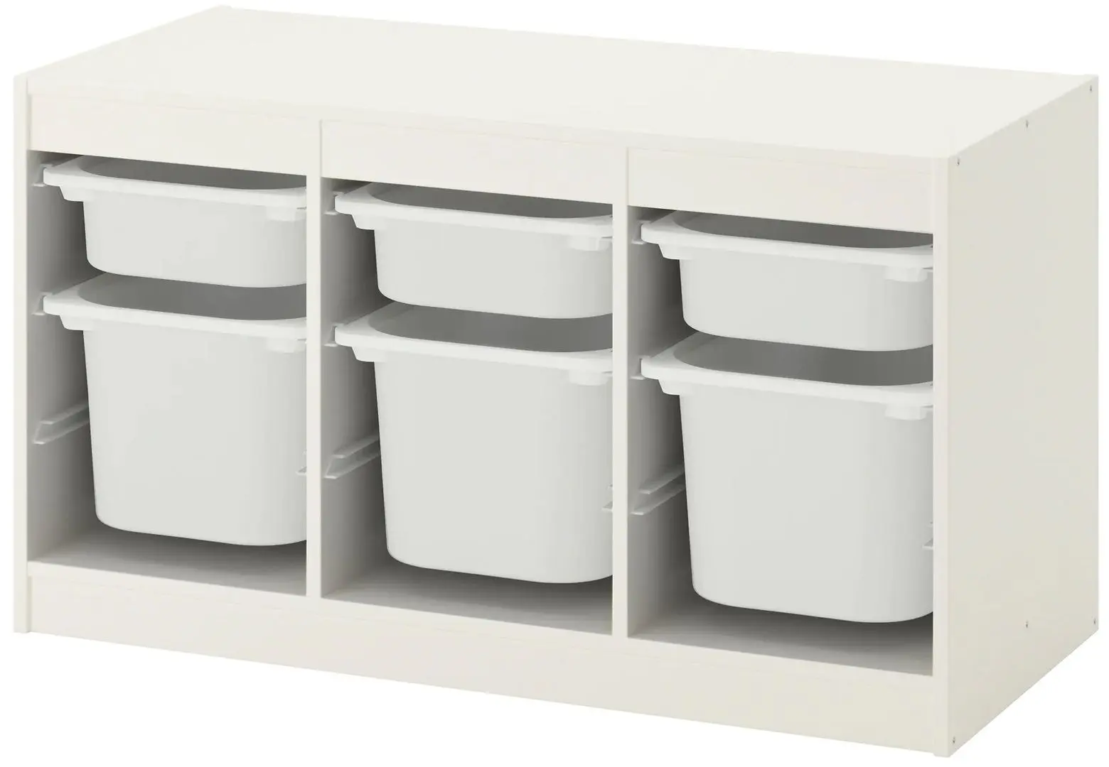 Etajera Ikea Trofast 6 containeri 99x44x56 (Alb)