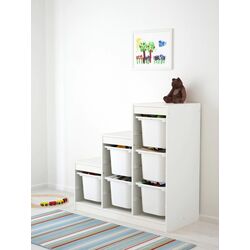 Стеллаж Ikea Trofast 6 контейнеров 99x44x94 (Белый) Thumb