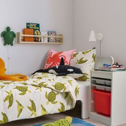 Стеллаж Ikea Trofast 2 органайзера/контейнер 34x44x56 (Белый/Серый/Оранжевый) Thumb