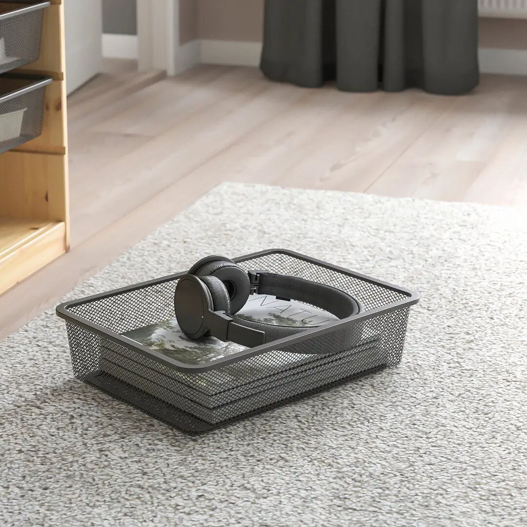 Etajera Ikea Trofast 2 cosuri 32x44x52 (Pin/Gri Inchis)