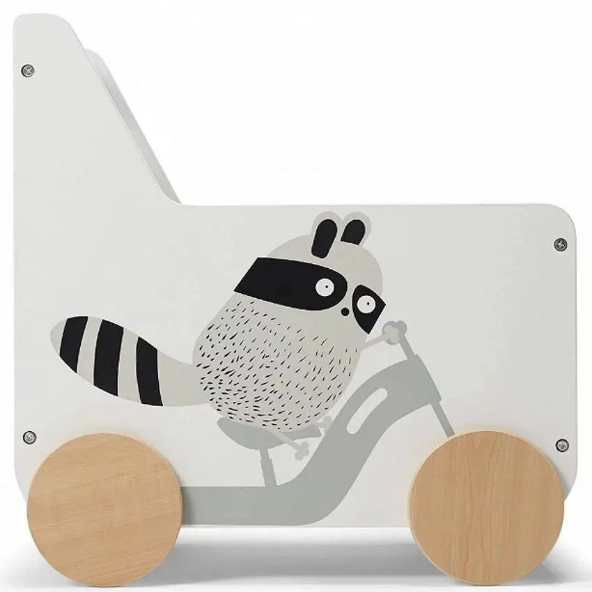 Cutie pentru jucarii KinderKraft Racoon (White) - 2