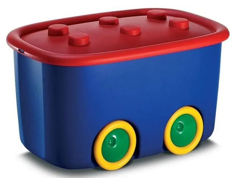Ящик для игрушек Kis 37159 (Red/Blue)