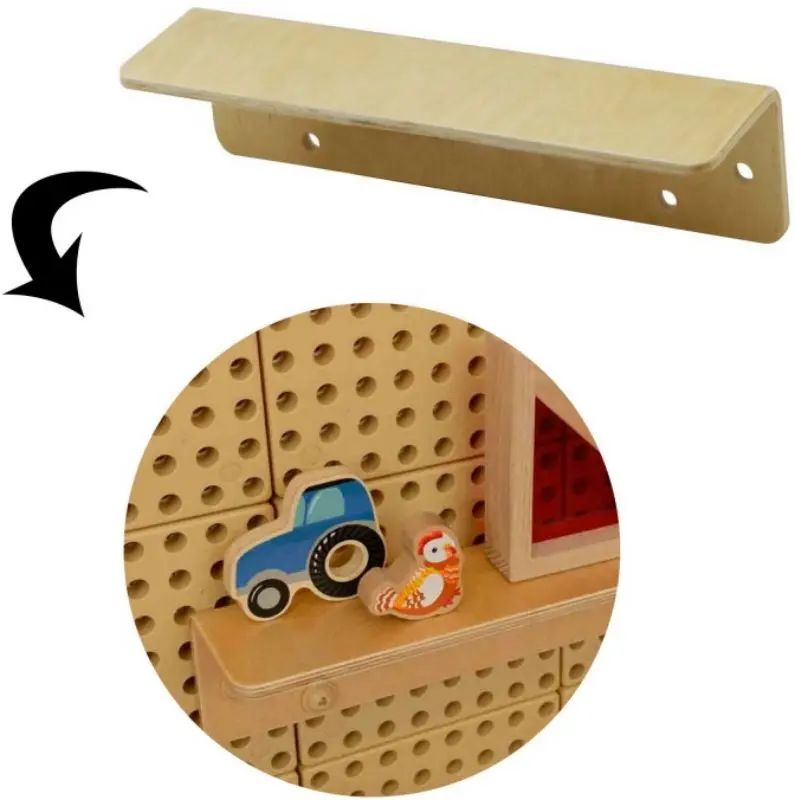 Полка для развивающей стены Masterkidz ME13200 (Wood) - 5
