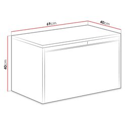 Lada pentru jucarii Mirjan24 Potapi/Princess (White/Pink) Thumb