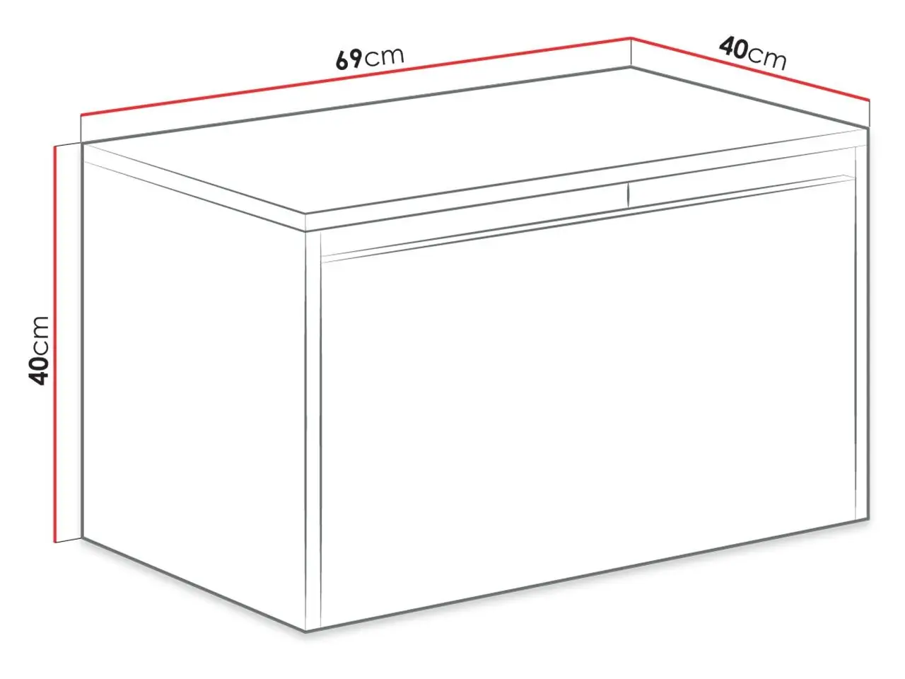 Lada pentru jucarii Mirjan24 Potapi/Princess (White/Pink) - 3