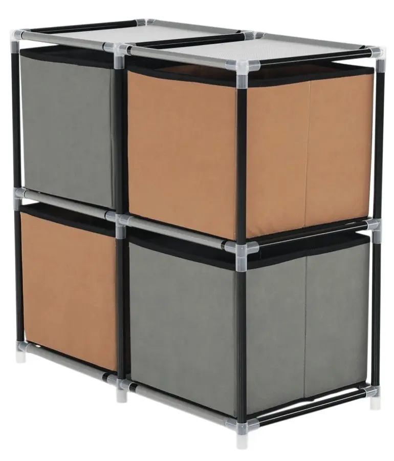 Комод-органайзер Mobhaus Camilo Typ 1 (Black/Brown/Gray)