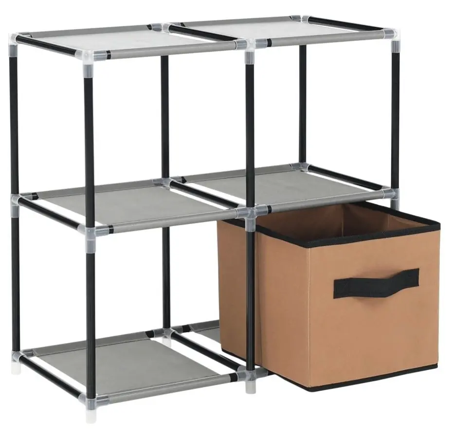 Комод-органайзер Mobhaus Camilo Typ 1 (Black/Brown/Gray)