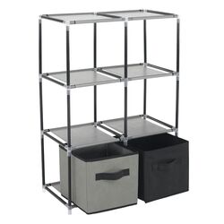 Комод-органайзер Mobhaus Camilo Typ 2 (Black/Brown/Gray) Thumb