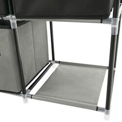 Комод-органайзер Mobhaus Camilo Typ 2 (Black/Brown/Gray) Thumb