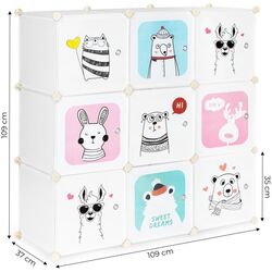 Comoda-organizator Modern Home PJJCBS0009-09B (White) Thumb