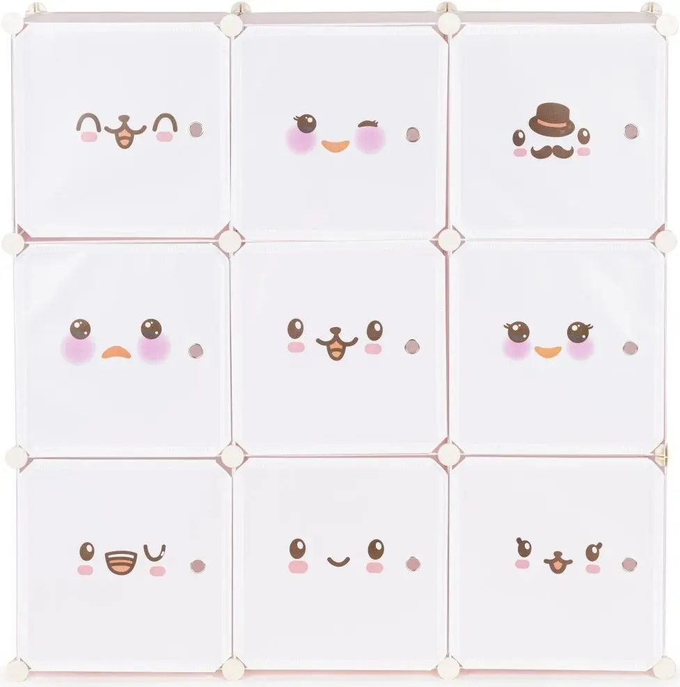 Comoda-organizator Modern Home PJJCBS0009-09C (Pink/White)