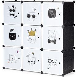 Comoda-organizator Modern Home PJJCBS0009-09D (Black/White) Thumb