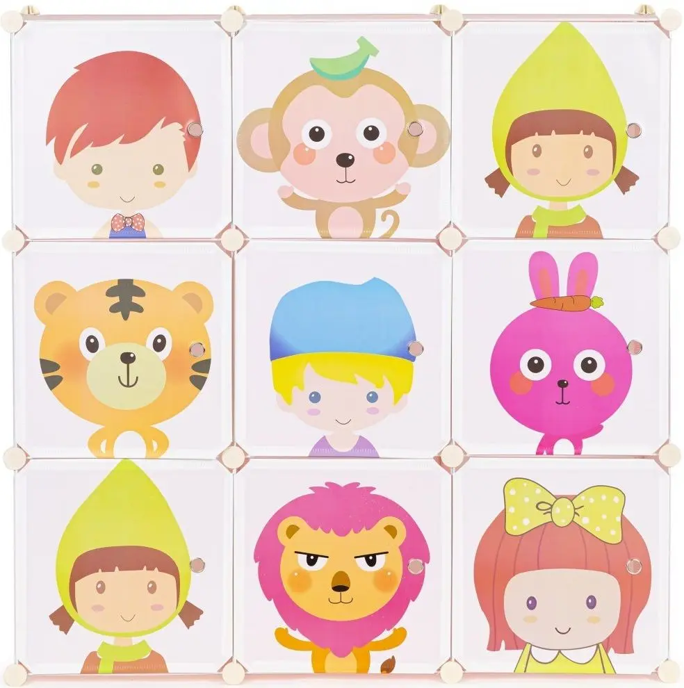 Comoda-organizator Modern Home PJJCBS0009-09E (Pink/White)